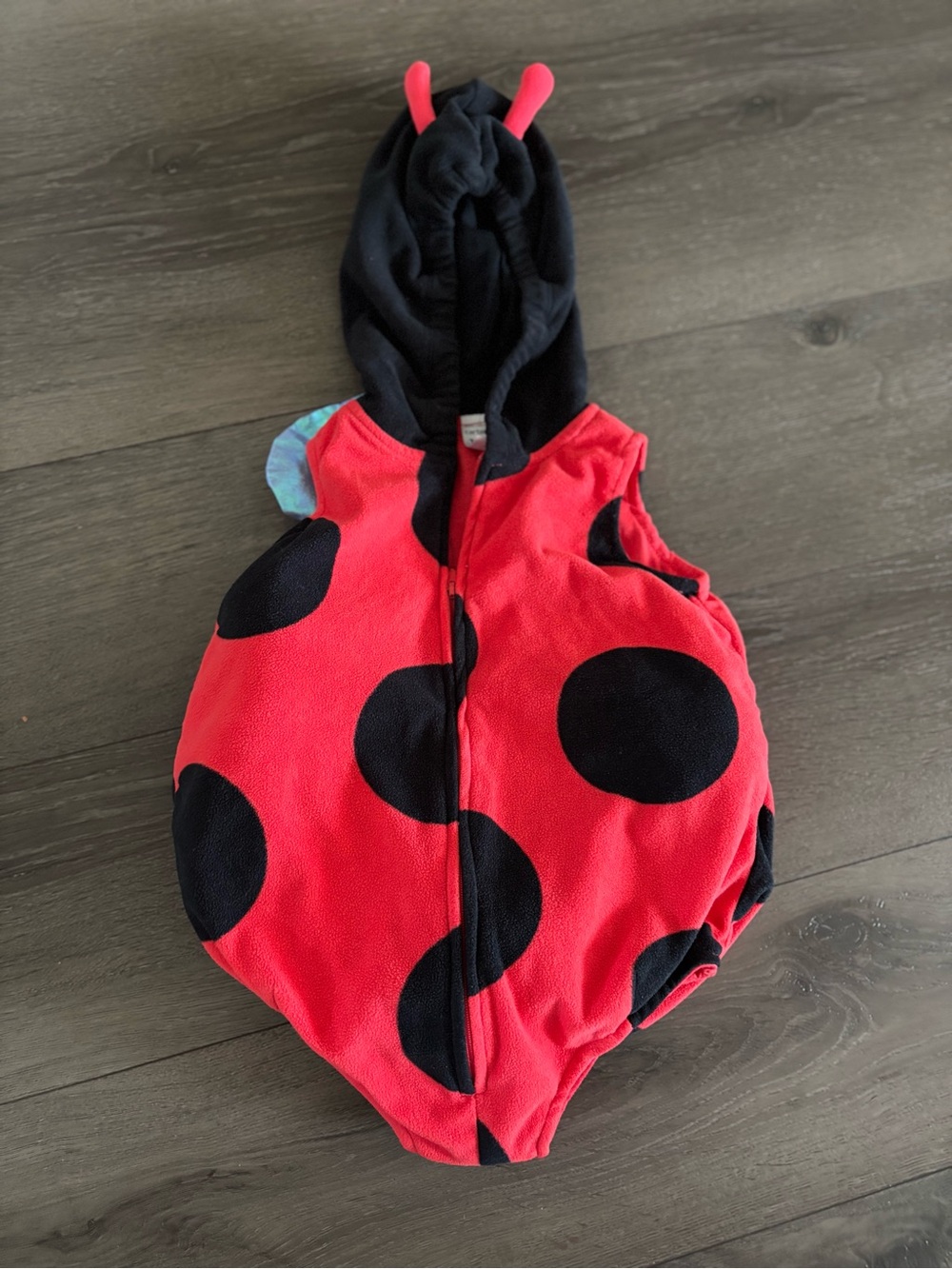 Carter's Red & Black Ladybug One-Piece Bodysuit
